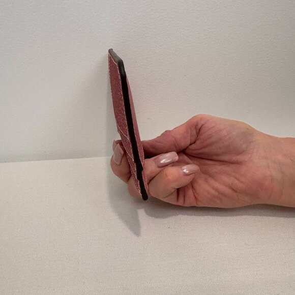 NWOT Kate Spade Pink Glitter Cardholder Wallet With Zip Pocket - Picture 6 of 10